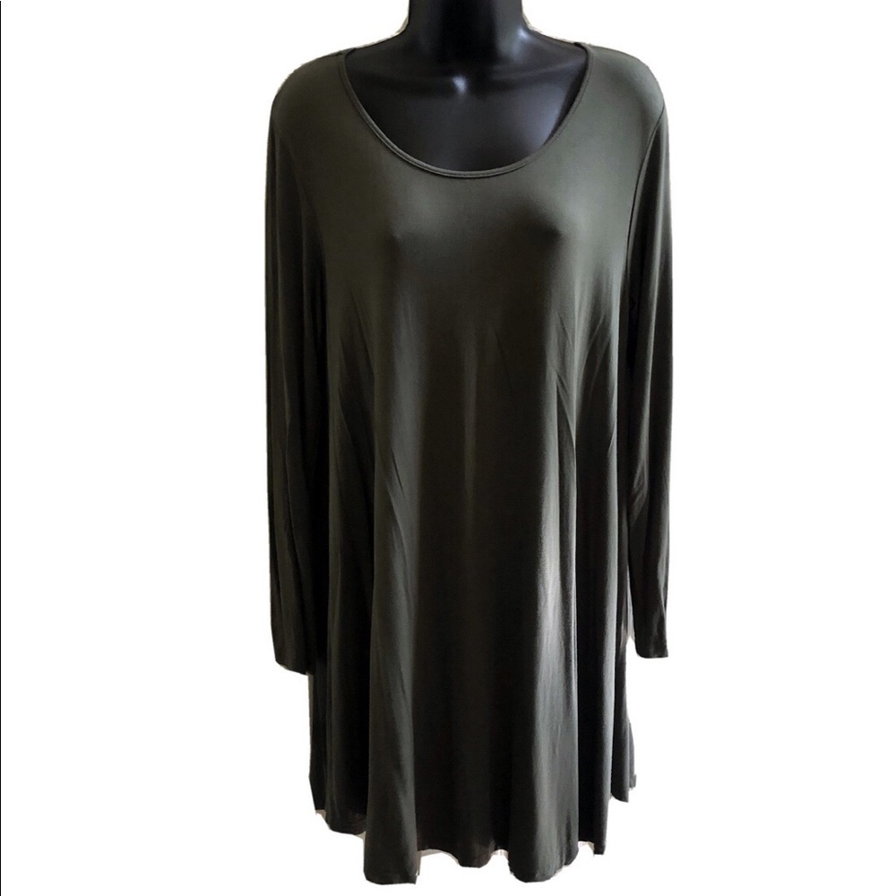 Vestique Long sleeve green Tunic top